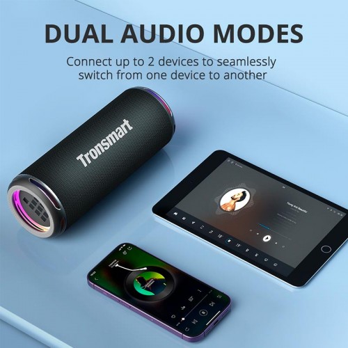 Портативная Bluetooth колонка Tronsmart T7 IPX7 25W, BT5.3, 24h, TF, App, EQ black