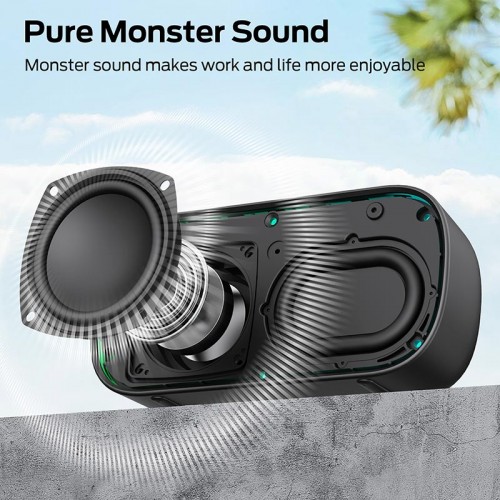 Портативная Bluetooth колонка Monster S150 D133A (MS62109) IPX7 BT5.4 14W 4-9h 2000mAh red