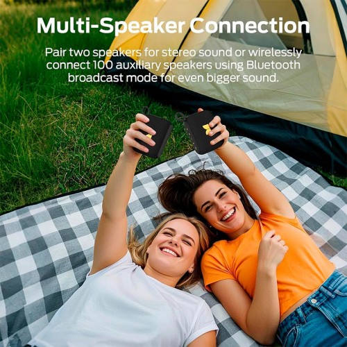 Портативная Bluetooth колонка Monster Cube 1 D135 (MS62113) IPX7 BT5.4 6/12W 2000mAh grey