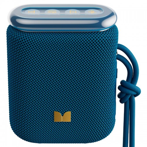 Портативная Bluetooth колонка Monster Blaster Pebble D139 (MS62131) IPX5 BT5.4 6/12W 2200mAh blue
