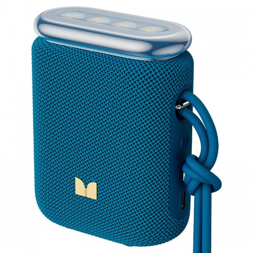 Портативная Bluetooth колонка Monster Blaster Pebble D139 (MS62131) IPX5 BT5.4 6/12W 2200mAh blue