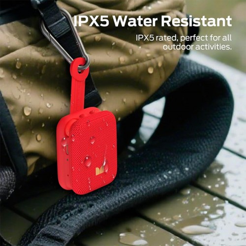 Портативная Bluetooth колонка Monster Atomic Atom D159IPX5 BT5.4 3/6W 400mAh (Магнит, зажим, кольцо под карабин) black