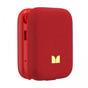Портативная Bluetooth колонка Monster Atomic Atom D159 (MS62130) IPX5 BT5.4 3/6W 400mAh (Магнит, зажим, кольцо под карабин) red