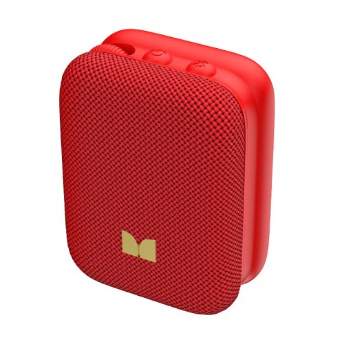Портативная Bluetooth колонка Monster Atomic Atom D159 (MS62130) IPX5 BT5.4 3/6W 400mAh (Магнит, зажим, кольцо под карабин) red