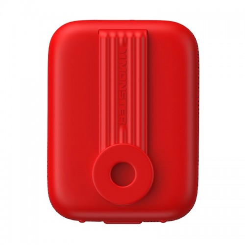 Портативная Bluetooth колонка Monster Atomic Atom D159 (MS62130) IPX5 BT5.4 3/6W 400mAh (Магнит, зажим, кольцо под карабин) red