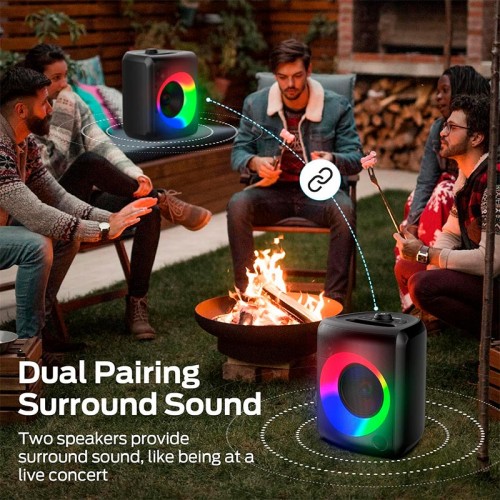 Портативная Bluetooth колонка Monster Musicbox M171 (MS22150) IPX5 BT5.3 40W 2-8h 2000mAh black