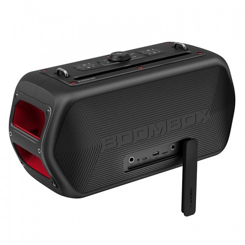Портативная Bluetooth колонка Monster Musicbox Go (с 2 микрофонами) M176 (MS22132) IPX5 BT5.3 80W 2.5-4.5h 4000mAh black