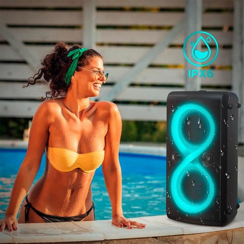 Портативная Bluetooth колонка Monster Cycle Plus (с 2 микрофонами) M177 (MS22120) BT5.3 120/240W 2.5-6.5h 6000mAh black
