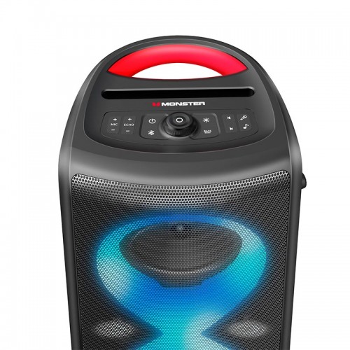 Портативная Bluetooth колонка Monster Cycle Plus (с 2 микрофонами) M177 (MS22120) BT5.3 120/240W 2.5-6.5h 6000mAh black