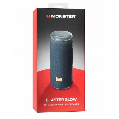 Портативная Bluetooth колонка Monster Blaster Glow M210 (MS62132) IPX5 BT5.4 20/40W 2000mAh black