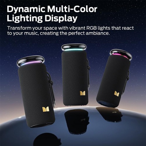 Портативная Bluetooth колонка Monster Blaster Glow M210 (MS62132) IPX5 BT5.4 20/40W 2000mAh blue