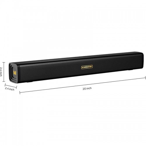 Саундбар Monster S220 S19 (MS62127) BT5.4, 40W, 12h black