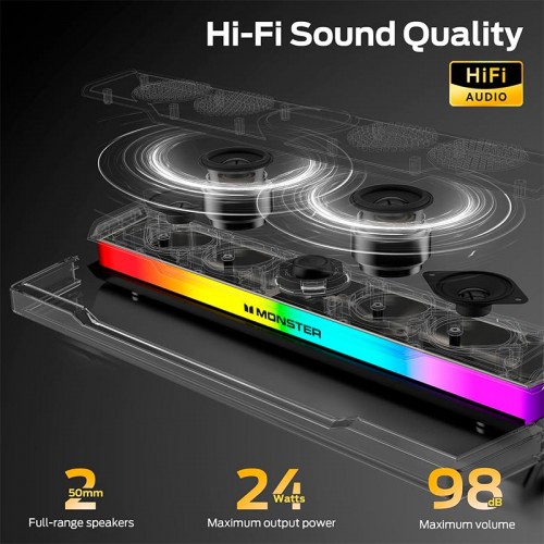 Саундбар Monster S330 S50 (MS62149) |BT6.0, 10W, 4-5h| black