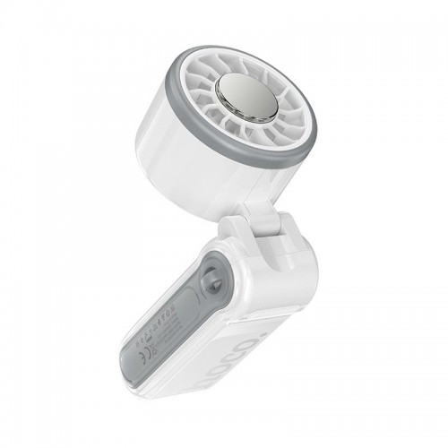 Портативний вентилятор Hoco Ice pack series lightweight foldable fan HX604 |6.5h Max, 3 Levels, 60dB| white
