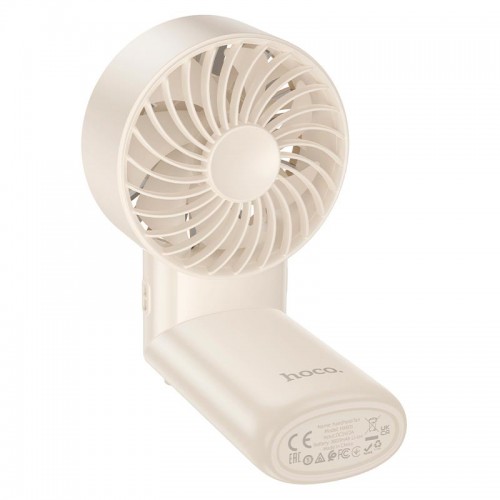 Поративний вентилятор Hoco Ice pack series lightweight foldable fan HX605 |1.5-11h, 100 Levels, 45dB| beige