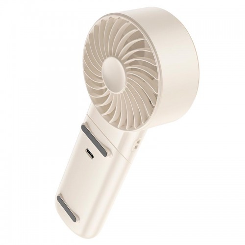 Поративний вентилятор Hoco Ice pack series lightweight foldable fan HX605 |1.5-11h, 100 Levels, 45dB| beige