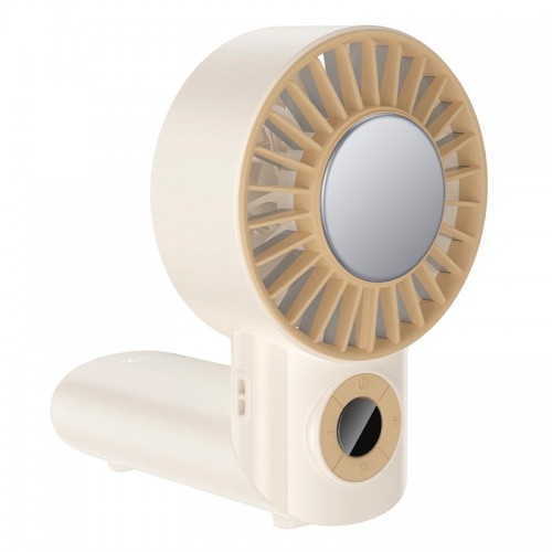 Поративний вентилятор Hoco Ice pack series lightweight foldable fan HX605 |1.5-11h, 100 Levels, 45dB| beige