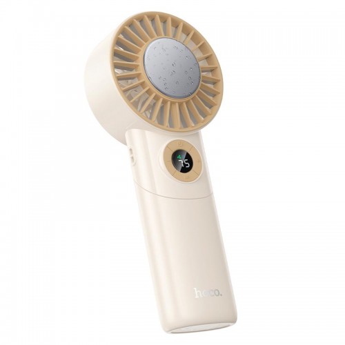 Поративний вентилятор Hoco Ice pack series lightweight foldable fan HX605 |1.5-11h, 100 Levels, 45dB| beige