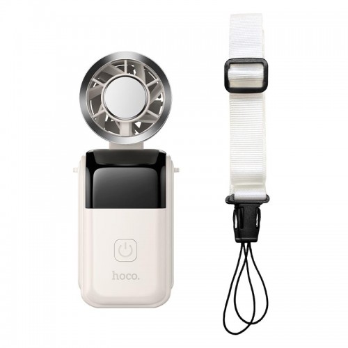 Портативний вентилятор HOCO mini foldable fan HX606 |2.5-8h, 100 Levels, 45dB| beige