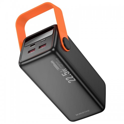 Повербанк 50000mAh Borofone BJ66A 22.5W з ліхтариком black