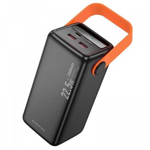 Повербанк 50000mAh Borofone BJ66A 22.5W з ліхтариком black