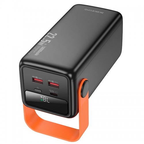 Повербанк 50000mAh Borofone BJ66A 22.5W з ліхтариком black