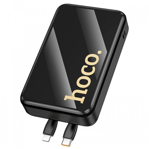 Повербанк Hoco Q37A 20000mAh 22.5W с 2 кабелями Type-C/Lightning black