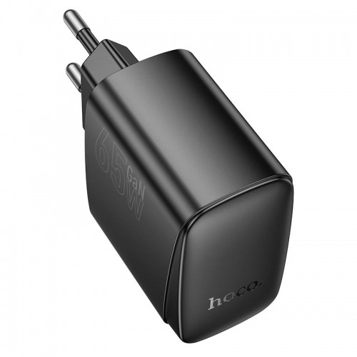 Мережевий зарядний пристрій Hoco Bright PD charger CS63A |1USB/1Type-C, 65W/3A| black