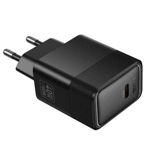 Сетевое зарядное устройство Hoco CS113A 1Type-C, 40/60W, 3A, PD3.2/QC3.0 black