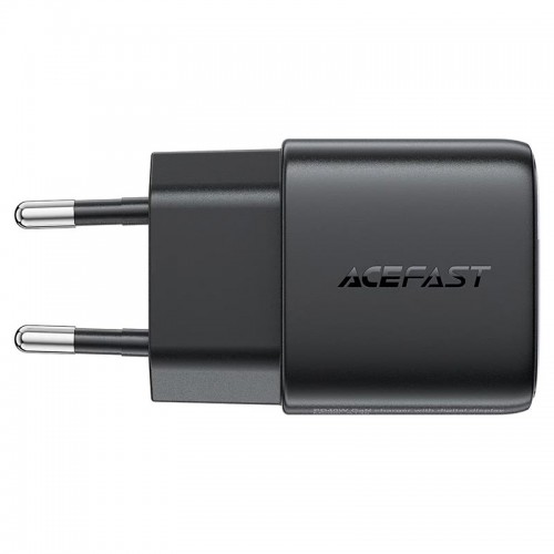 Сетевое зарядное устройство AceFast GaN A135 с цифровым дисплеем |1Type-C, 40Вт/3А, PD/QC| black