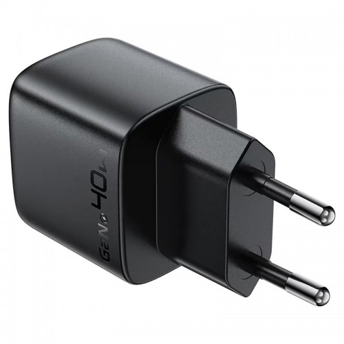 Сетевое зарядное устройство AceFast GaN A135 с цифровым дисплеем |1Type-C, 40Вт/3А, PD/QC| black