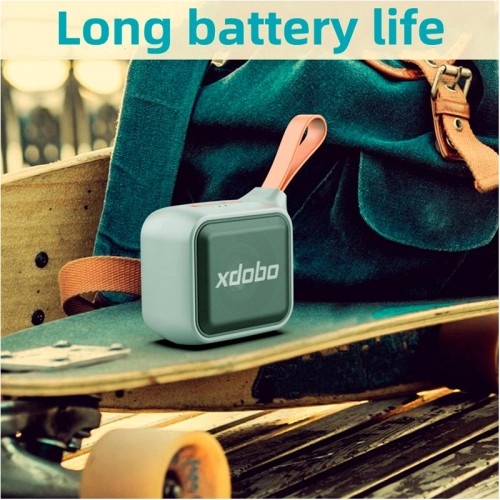 Портативна Bluetooth колонка xdobo Prince 1995II IPX7 |BT5.0, AUX/TF, 12W, TWS, 6-20h Max| black