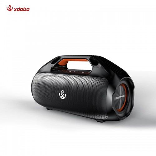 Портативна Bluetooth колонка Xdobo Kungfu IPX7 |BT5.3, 160W, TWS, USB/AUX, 20h| black