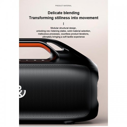 Портативна Bluetooth колонка Xdobo Kungfu IPX7 |BT5.3, 160W, TWS, USB/AUX, 20h| black