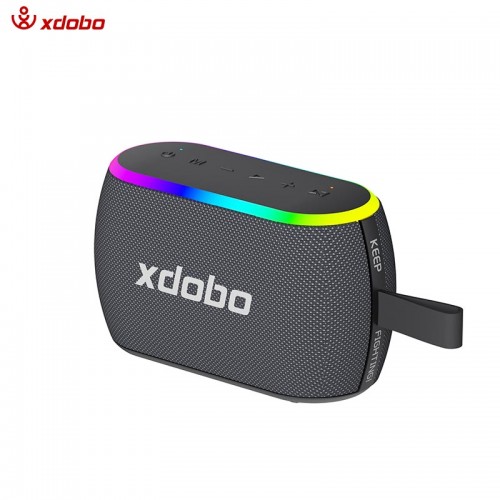 Портативна Bluetooth колонка Xdobo X8 Mini II IPX6 |BT5.3, 30W, USB/AUX/TF, 13h| black