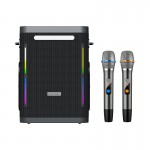 Портативна Bluetooth колонка Xdobo Party 1981 II (з 2 мікрофонами) |BT5.3, 300W, AUX/TF/USB, 65W/5A input power, 20h| black