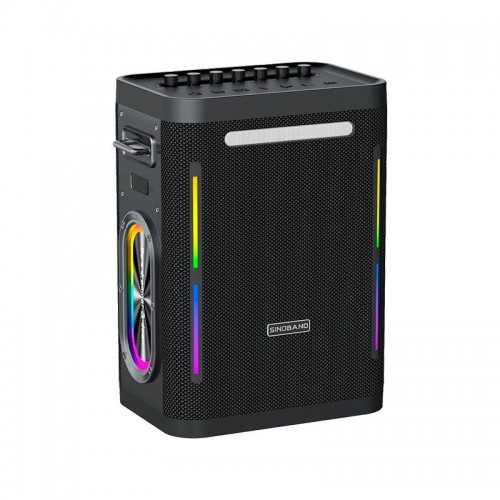 Портативна Bluetooth колонка Xdobo Party 1981 II (з 2 мікрофонами) |BT5.3, 300W, AUX/TF/USB, 65W/5A input power, 20h| black