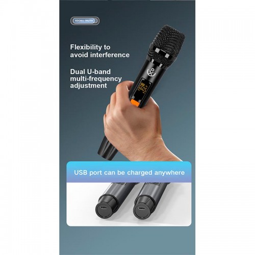 Портативна Bluetooth колонка Xdobo Truth (з 2 мікрофонами) IPX6 |BT5.3, 200W, AUX/USB/TF, 12h| black