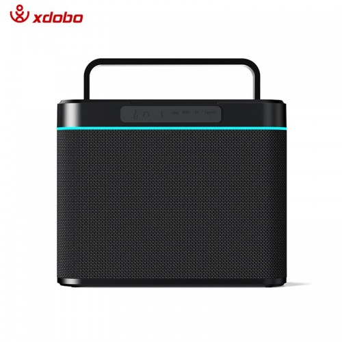 Портативна Bluetooth колонка Xdobo Truth (з 2 мікрофонами) IPX6 |BT5.3, 200W, AUX/USB/TF, 12h| black