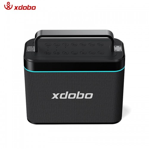 Портативна Bluetooth колонка Xdobo Truth (з 2 мікрофонами) IPX6 |BT5.3, 200W, AUX/USB/TF, 12h| black