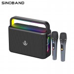 Портативна Bluetooth колонка Xdobo Nuts (з 2 мікрофонами) |BT5.3, 120W, USB/AUX/TF, 20h| black