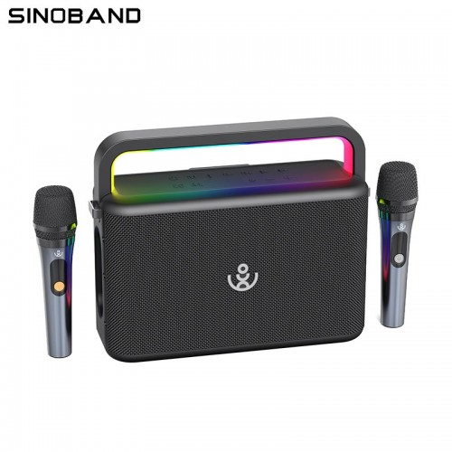 Портативна Bluetooth колонка Xdobo Nuts (з 2 мікрофонами) |BT5.3, 120W, USB/AUX/TF, 20h| black