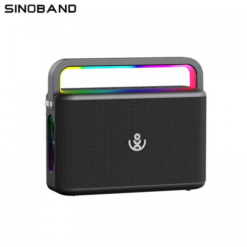 Портативна Bluetooth колонка Xdobo Nuts (з 2 мікрофонами) |BT5.3, 120W, USB/AUX/TF, 20h| black