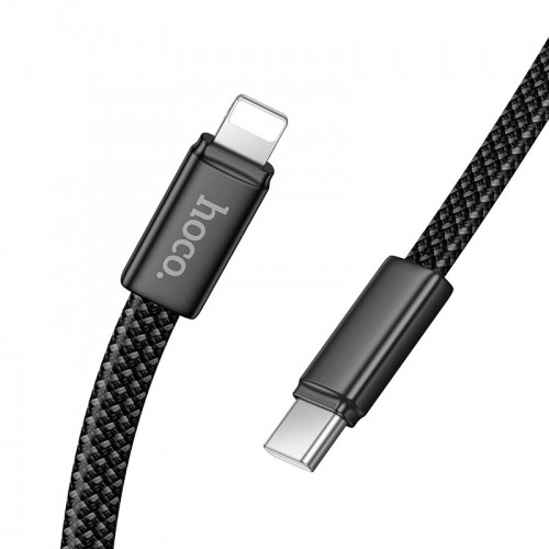 Кабель Hoco C to Lightning Exceso PD charging data cable X125 |1m, 30W| black
