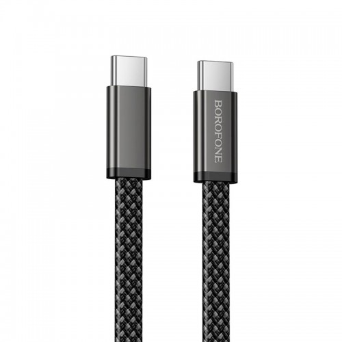 Кабель Borofone C to C Peace charging data cable BX124 |1m, 60W/3A| black