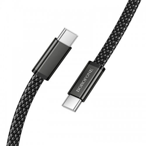 Кабель Borofone C to C Peace charging data cable BX124 |1m, 60W/3A| black