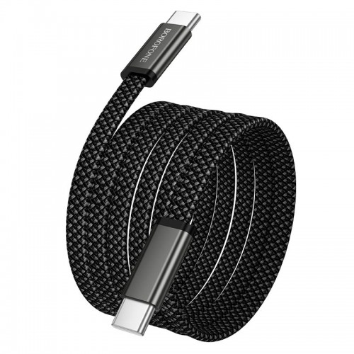 Кабель Borofone C to C Peace charging data cable BX124 |1m, 60W/3A| black