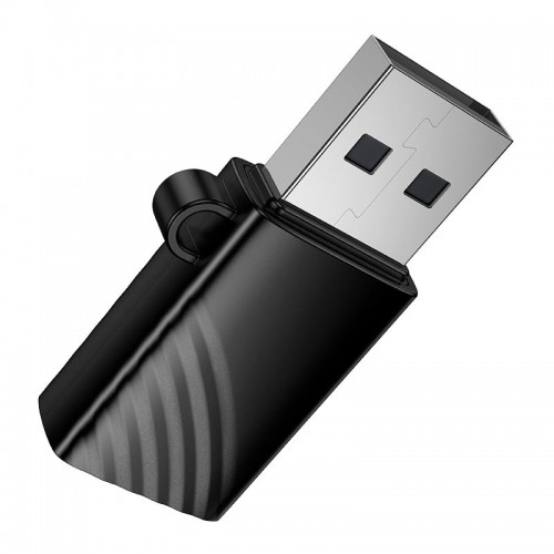 Переходник Hoco USB-A to TF 2.0 mini card reader HB53 |480Mbps, 1TB Max| black