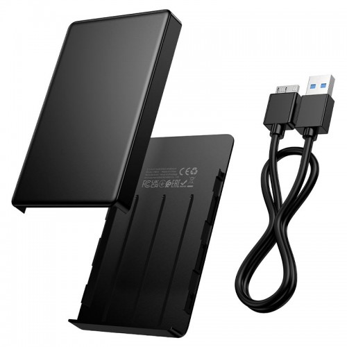 Карман для 2.5" SATA USB 3.0 Hoco hard drive enclosure HB55 |6TB Max| black