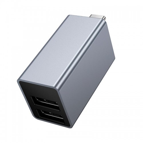 Хаб 3-in-1 converter HB54A (Type-C to USB2.0*2+USB3.0) grey